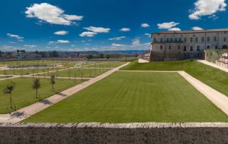 Sala Baganza - Veduta del giardino della Rocca Sanvitale